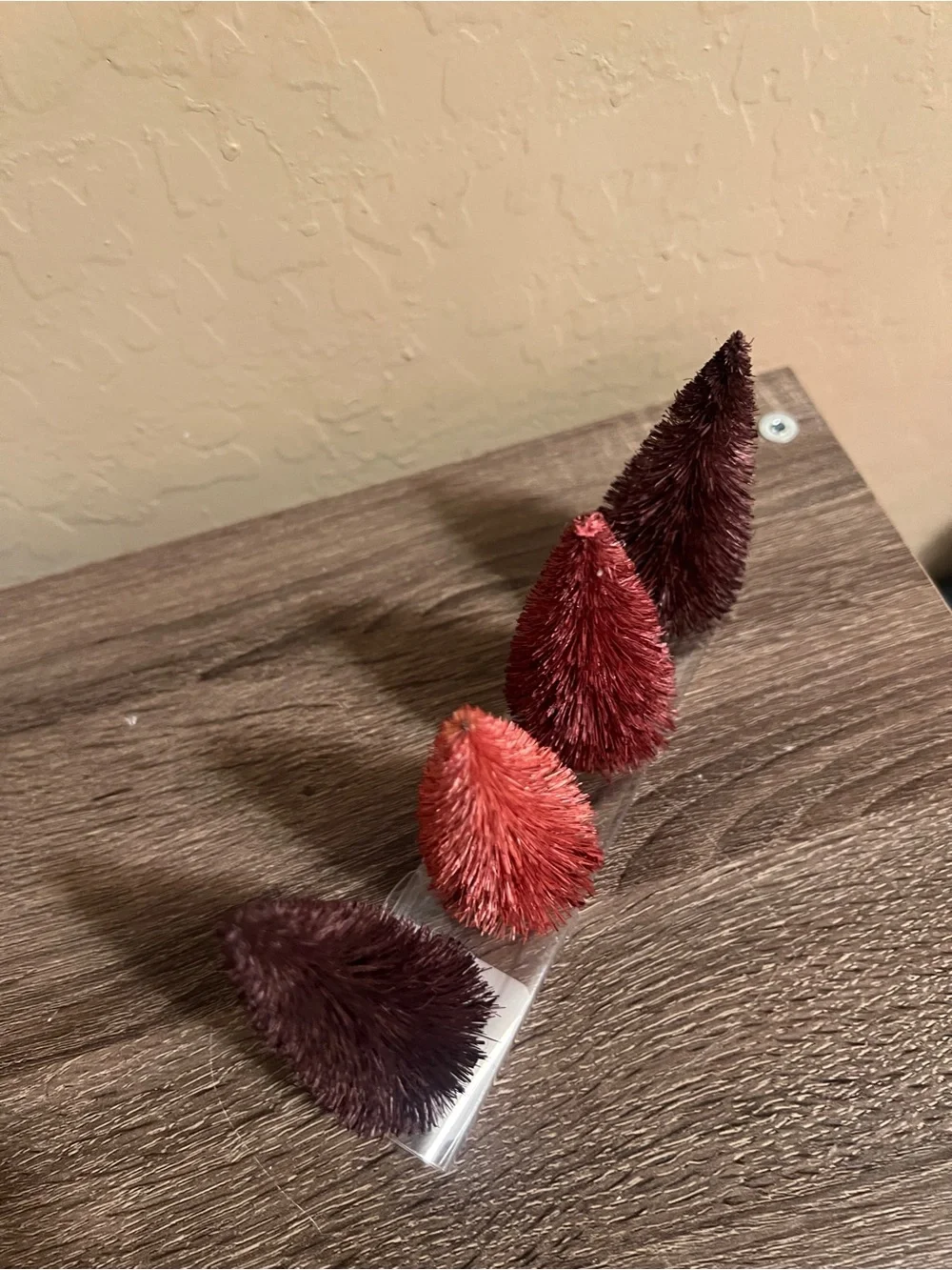 Target Wondershop Bottle Brush Small Trees Christmas Purple Pink NWT